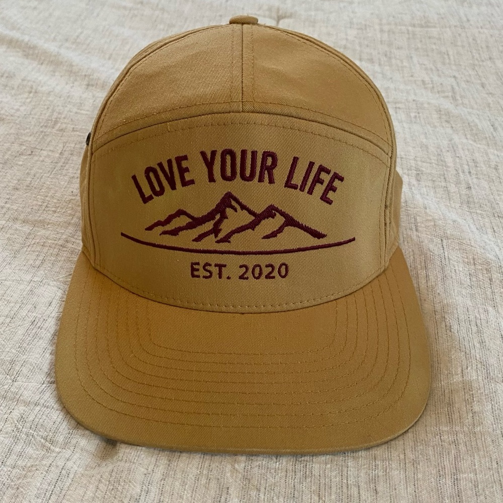 Mustard (yellow) Flat Baseball Hat